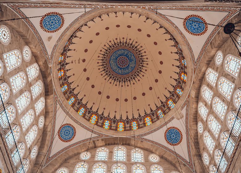 Sultanahmet Camii’nin çini ve kubbe detayları